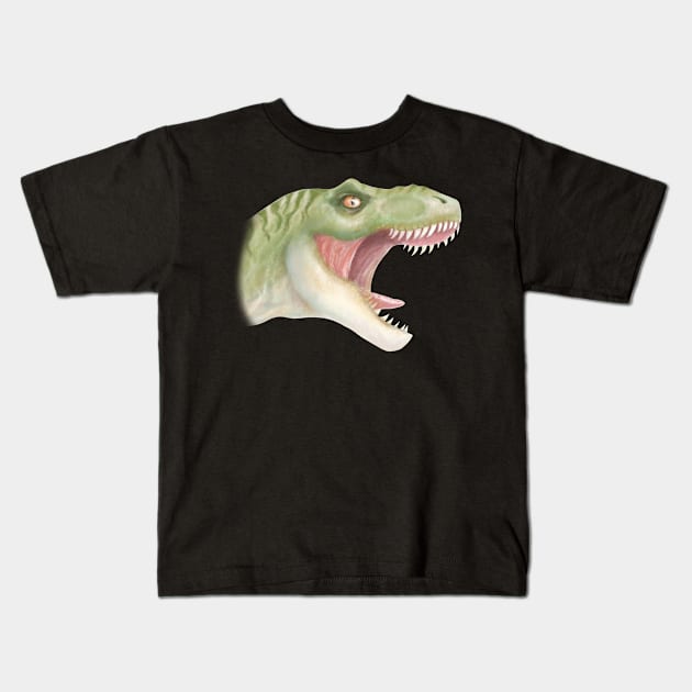 T-Rex Kids T-Shirt by SoulasaurusRex